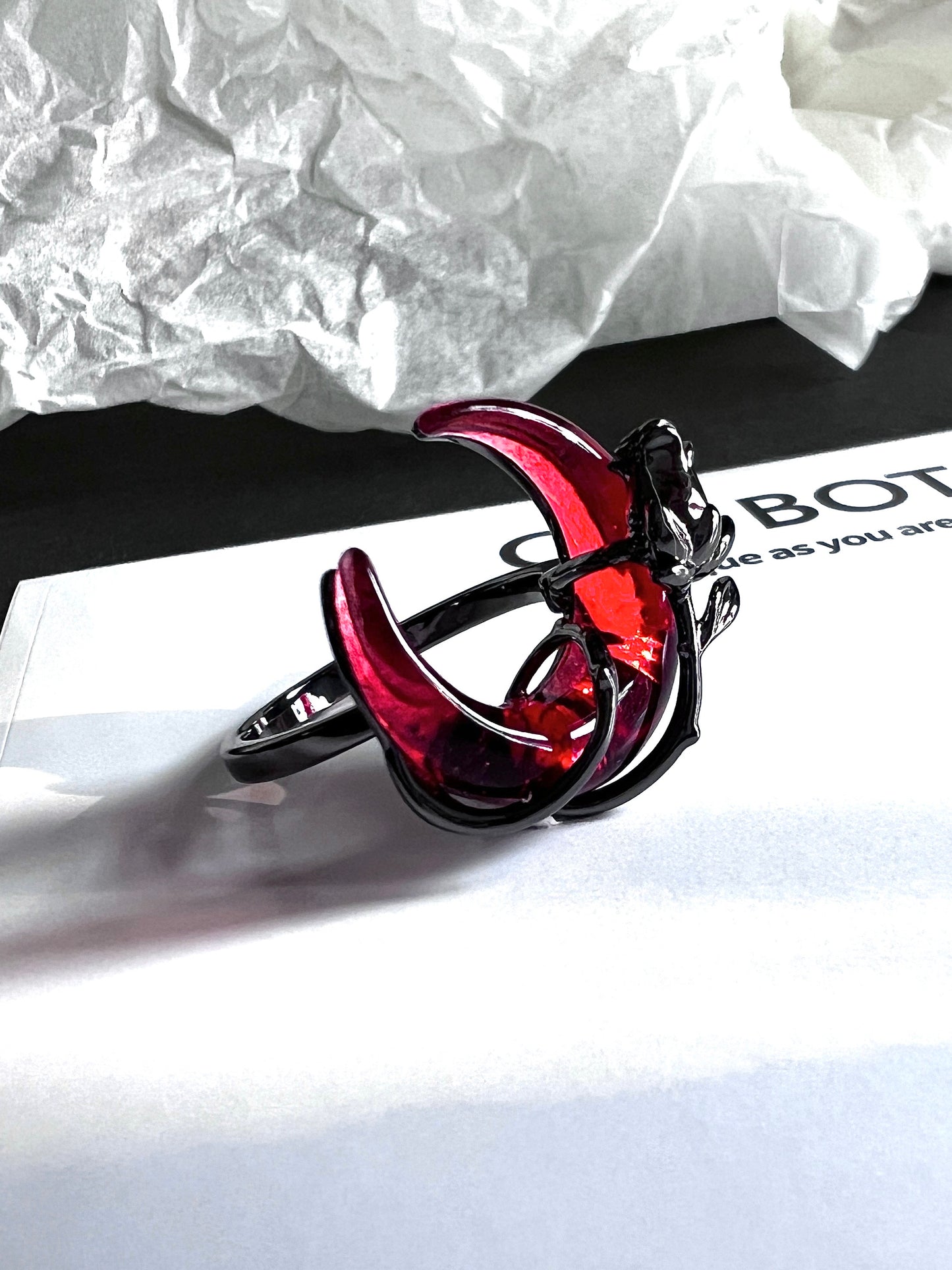 Blood Moon Rose Jewelry Set