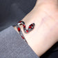 Red Enamel Plated Snake Bracelet