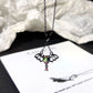 Black Gold Plated Sterling Silver Devil Necklace