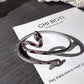 Red Enamel Plated Snake Bracelet