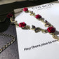 Vintage Golden Plated Rose Twist Set