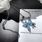 Black Gold Plated Ice Butterfly Jewelry Set