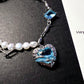 Melting Heart Baby Blue Cubic Zirconia Jewelry Set