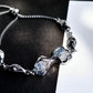 Platinum Plated Gradient Haze Blue Bracelet