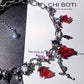 Platinum Plated Rose Garden Necklace