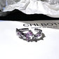 Platinum Plated Claw Butterfly Ring Set