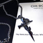 Gothic Rose Cross Keel Necklace