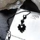 Gothic Heart Zirconia Necklace Set