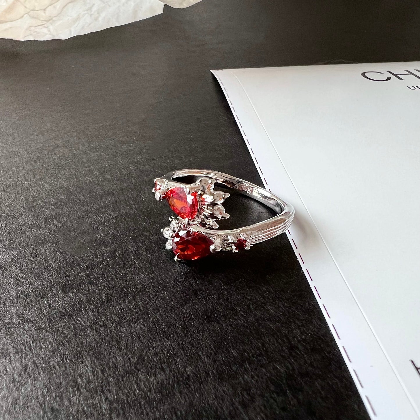 Fox Ruby Ring Set