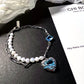 Melting Heart Baby Blue Cubic Zirconia Jewelry Set