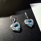 Melting Heart Baby Blue Cubic Zirconia Jewelry Set