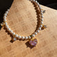 Sterling Silver Drop Swarovski Crystal Pearl Bracelet Set