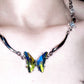 Aurora Butterfly Zircon Twist Necklace