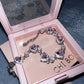 Princess Pink Heart Zircon Bracelet