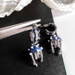 Platinum Plated Jellyfish Earrings