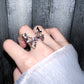 Aesthetic Butterfly Colorful Gems Ring