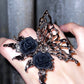 Dark Blossom Butterfly Ring