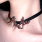 Melting Butterfly Ruby Choker