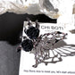 Dark Blossom Butterfly Ring