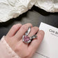 Pink Rabbit Zircon Ring