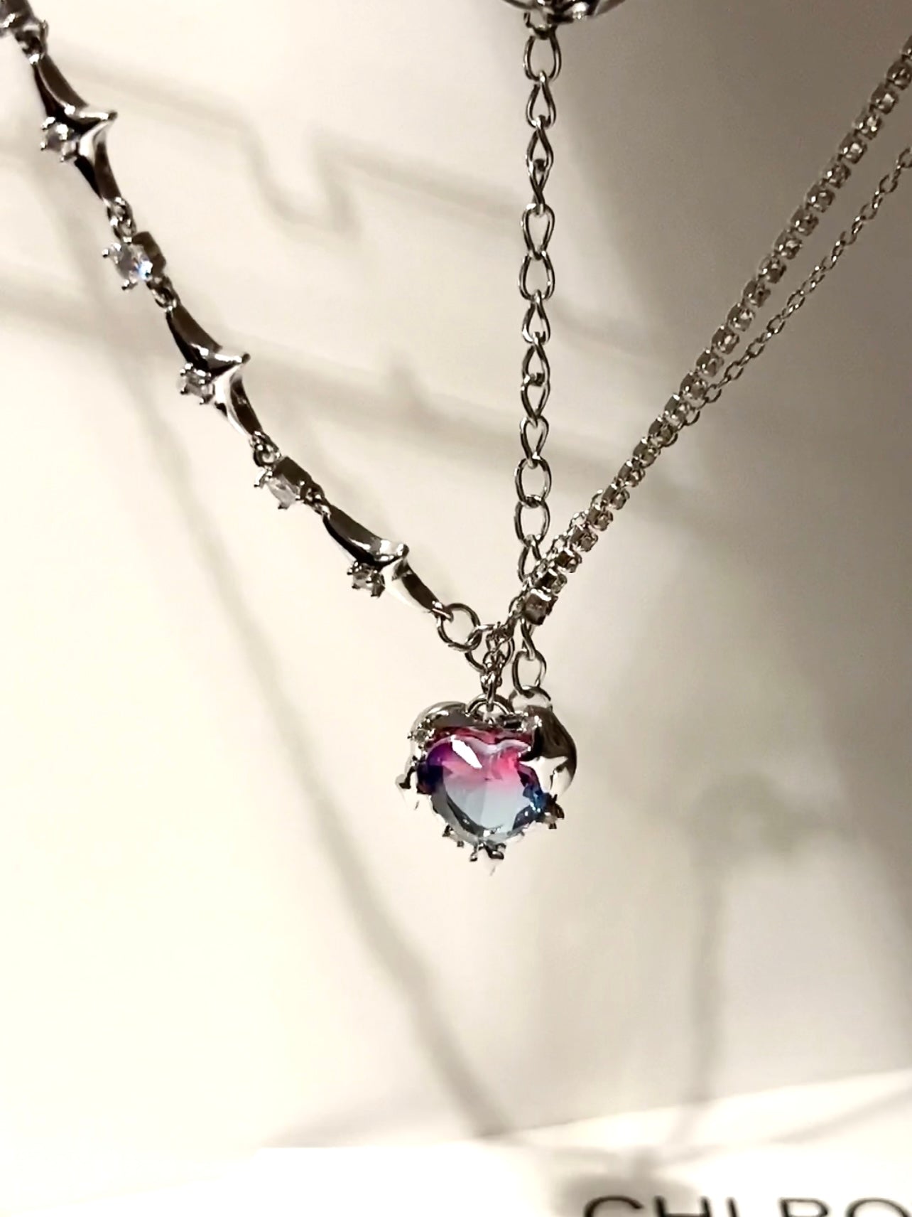 Galaxy Gradient Gem Necklace