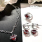 Punk Heart Ruby Set
