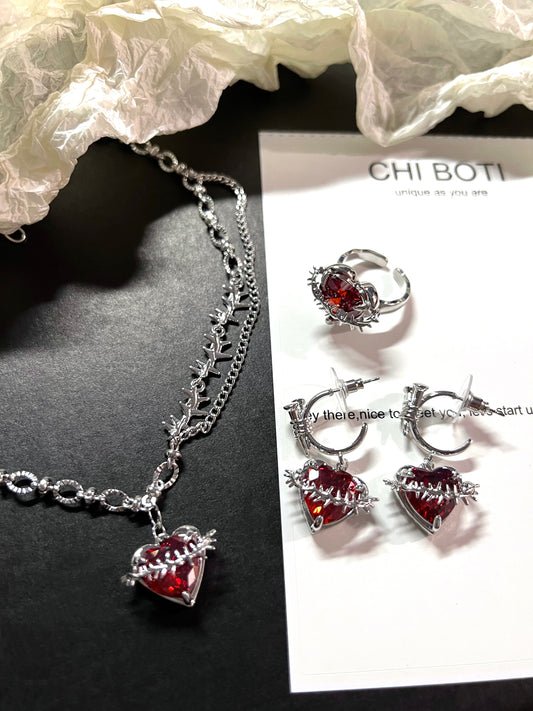 Punk Heart Ruby Set