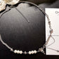 Y2K Melting Heart Pearl Necklace