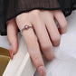 Vintage Ruby Sterling Silver Ring