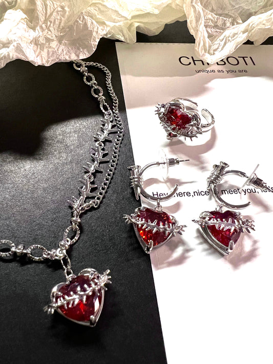 Punk Heart Ruby Set