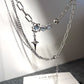 Ribbon Moonstone Galaxy Necklace