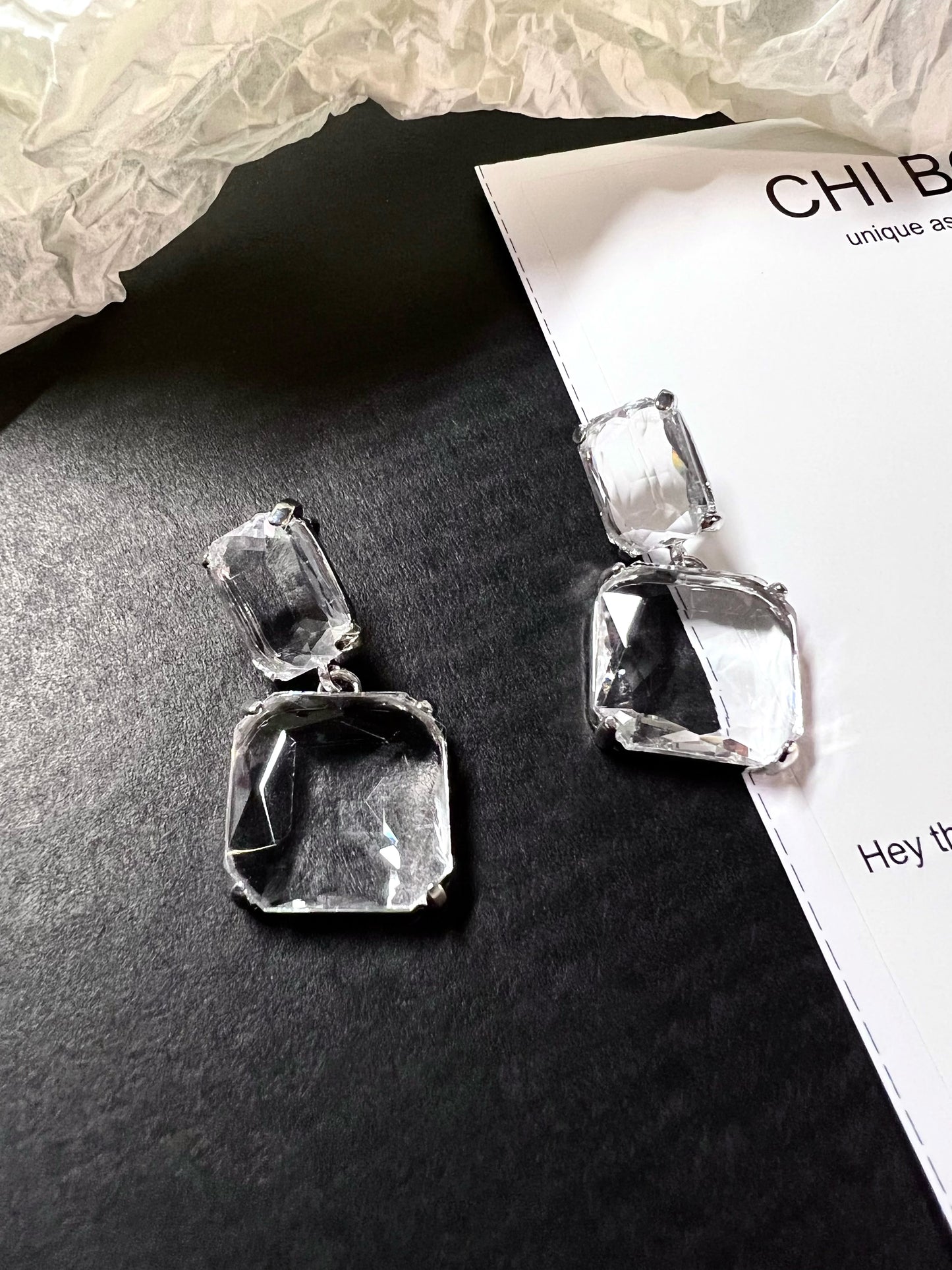 Ice Cube Earrings