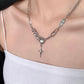 Ribbon Moonstone Galaxy Necklace