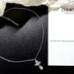 Fancy Saturn Drop Necklace