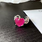 Barbie Pink Heart Gem Ring