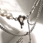 Y2K Melting Heart Pearl Necklace