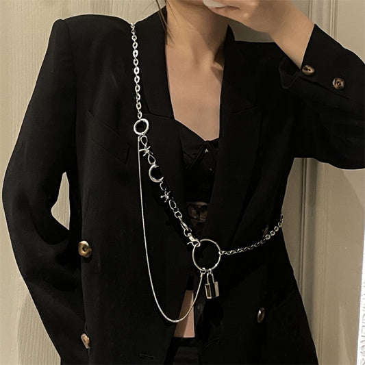 Cross Body Lock Chain Accessory