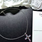 Pink Baroque Cross Necklace