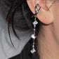 Dazzling Gem Tassel Ear Clip