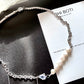Bamboo Baroque Pearl Zircon Necklace