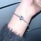 Colored Gem Heart Bracelet