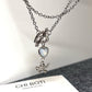 Angel Dream Moonstone Heart Necklace